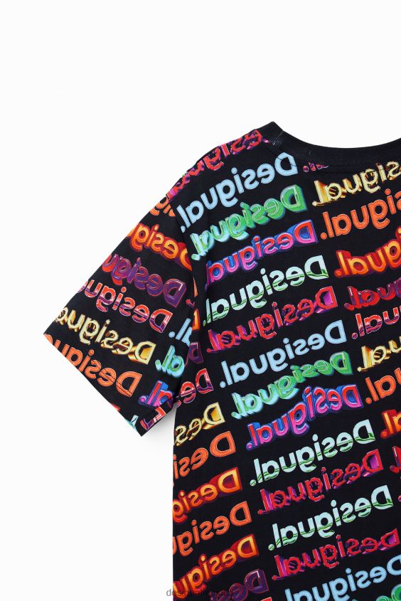 Desigual chico camiseta con logo 3d VZ26R01857 ropa