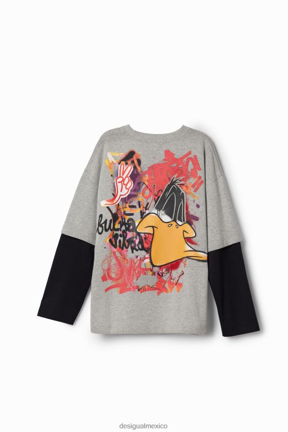Desigual chico camiseta de doble manga looney tunes VZ26R01741 ropa