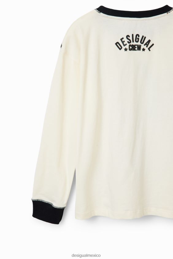 Desigual chico camiseta deportiva con patchwork VZ26R01778 ropa