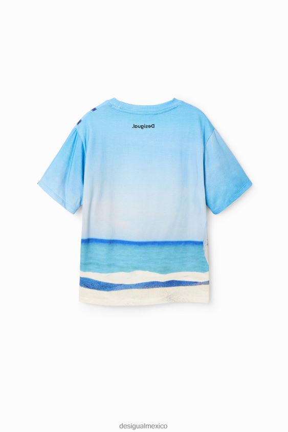 Desigual chico camiseta fotográfica de fútbol VZ26R01809 ropa