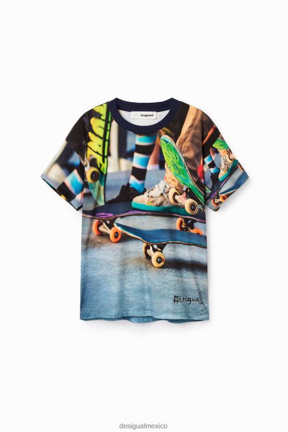 Desigual chico camiseta skate fotográfica VZ26R01888 ropa