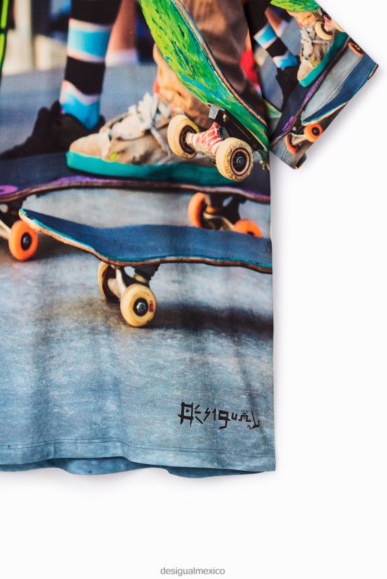Desigual chico camiseta skate fotográfica VZ26R01888 ropa