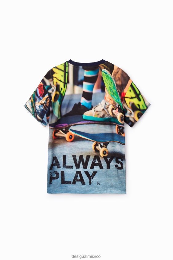Desigual chico camiseta skate fotográfica VZ26R01888 ropa