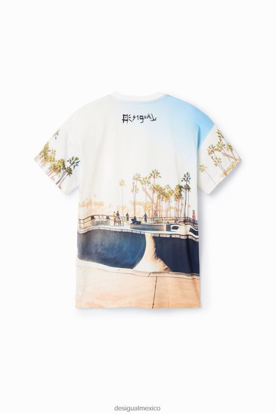 Desigual chico camiseta skater fotográfico VZ26R01858 ropa