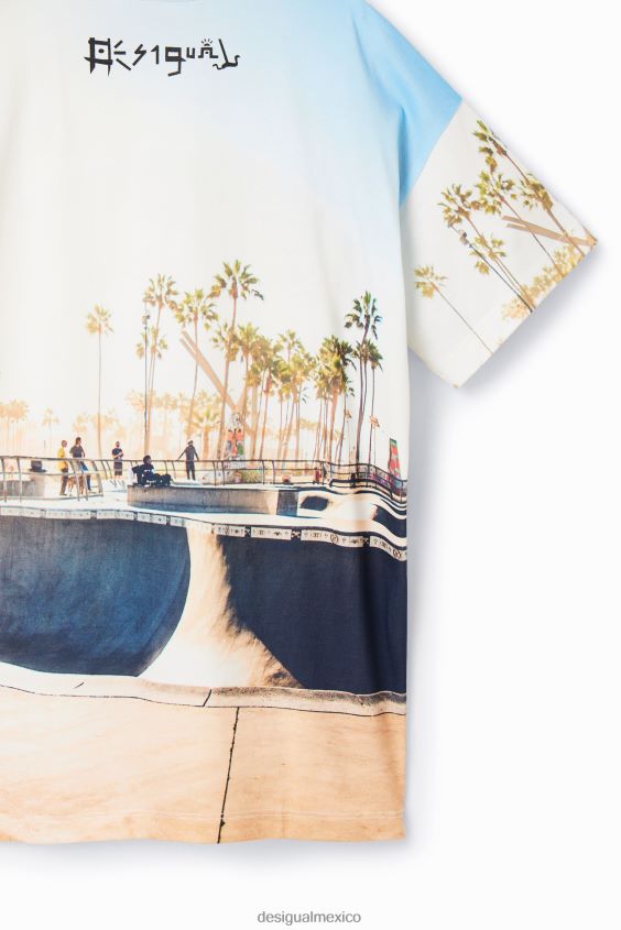 Desigual chico camiseta skater fotográfico VZ26R01858 ropa
