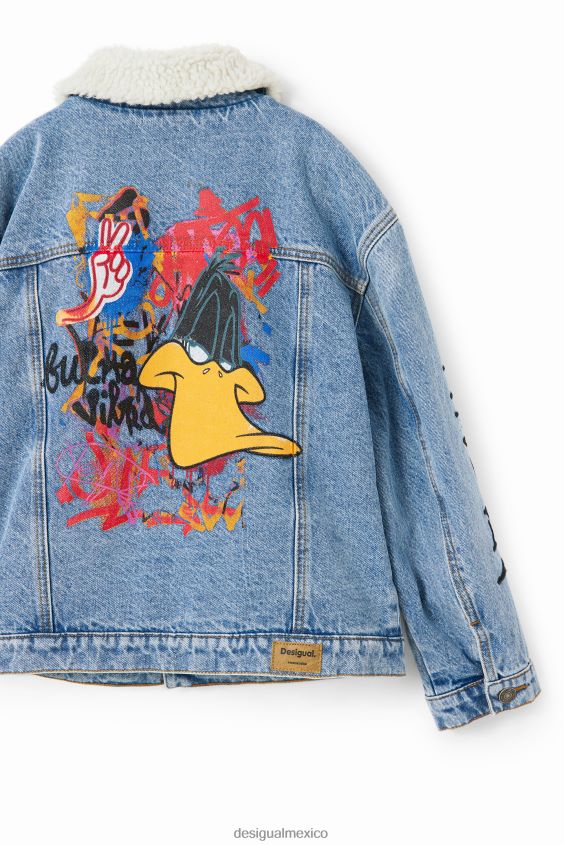 Desigual chico chamarra estilo camionero de mezclilla de looney tunes VZ26R01708 ropa