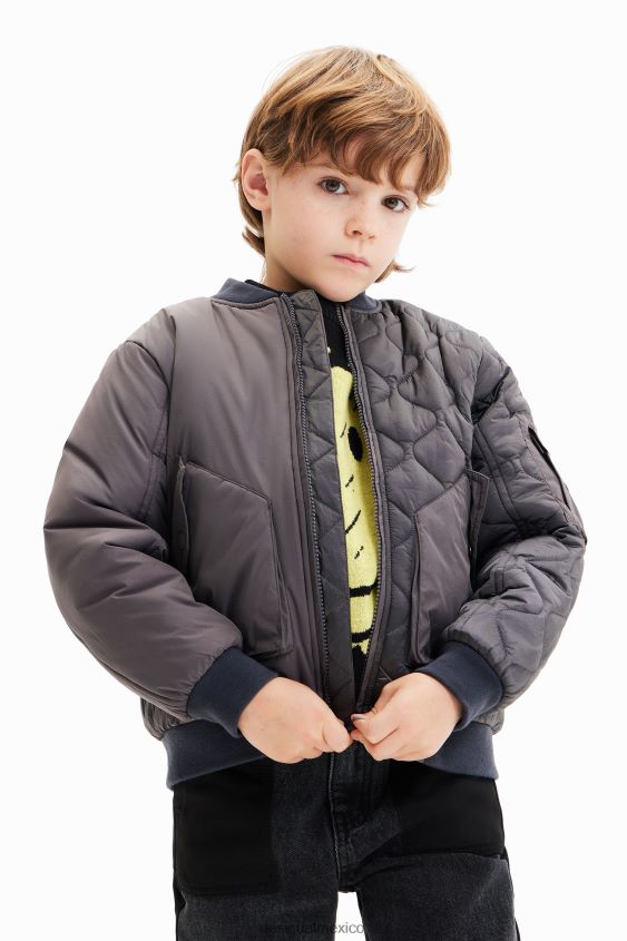 Desigual chico chaqueta acolchada con parches VZ26R01747 ropa
