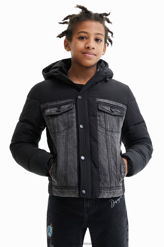 Desigual chico chaqueta acolchada híbrida VZ26R01872 ropa
