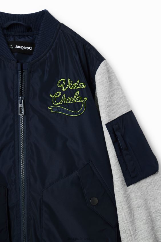 Desigual chico chaqueta bomber universitaria VZ26R01856 ropa