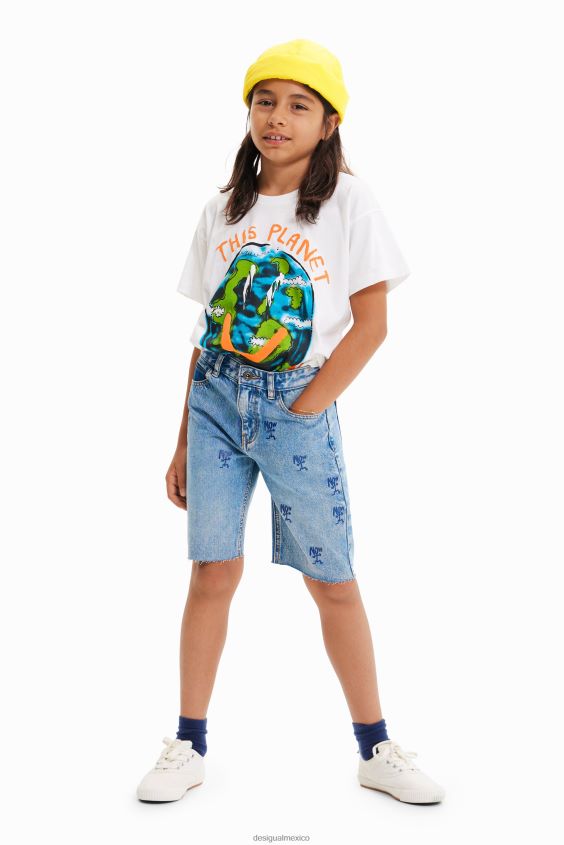 Desigual chico ahora bermudas de mezclilla VZ26R01863 ropa