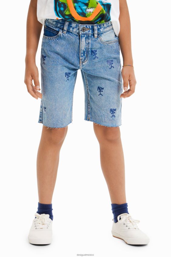 Desigual chico ahora bermudas de mezclilla VZ26R01863 ropa