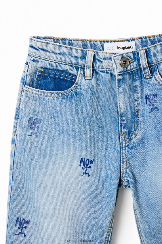 Desigual chico ahora bermudas de mezclilla VZ26R01863 ropa