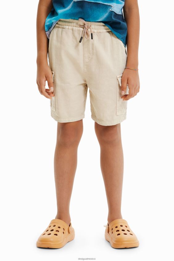 Desigual chico bermudas con bolsillo cargo VZ26R01820 ropa