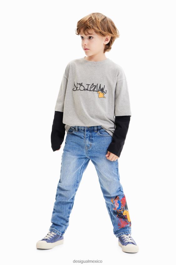 Desigual chico jeans rectos looney tunes VZ26R01719 ropa