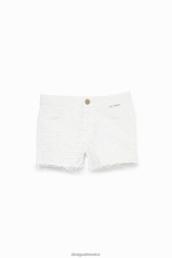 Desigual chico pantalones cortos de encaje VZ26R01882 ropa