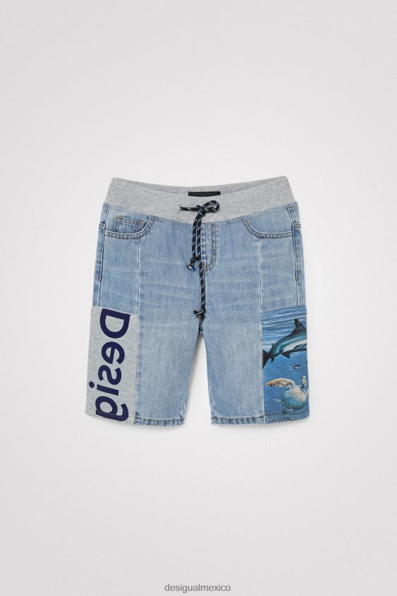 Desigual chico pantalones cortos híbridos de pescado VZ26R01757 ropa