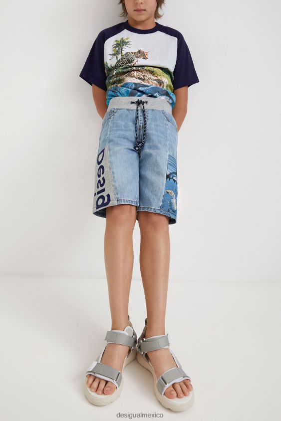 Desigual chico pantalones cortos híbridos de pescado VZ26R01757 ropa