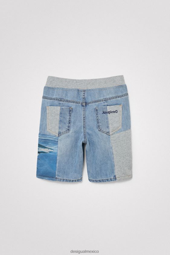 Desigual chico pantalones cortos híbridos de pescado VZ26R01757 ropa