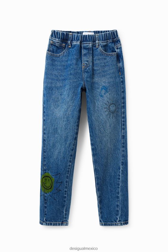 Desigual chico vaqueros sonrientes VZ26R01848 ropa