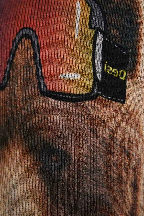 Desigual chico jersey de tricot con estampado integral VZ26R01876 ropa