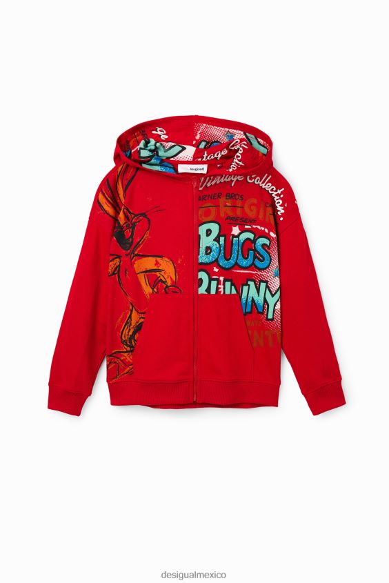 Desigual chico sudadera con capucha de bugs bunny VZ26R01785 ropa