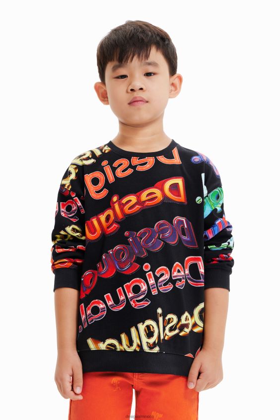 Desigual chico sudadera con logo 3d VZ26R01866 ropa