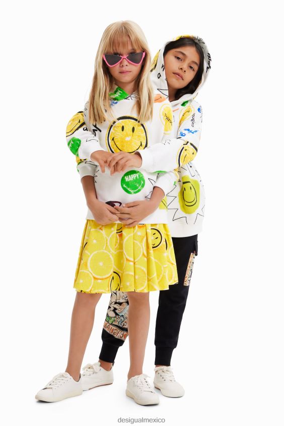 Desigual chico sudadera extragrande con smiley VZ26R01864 ropa
