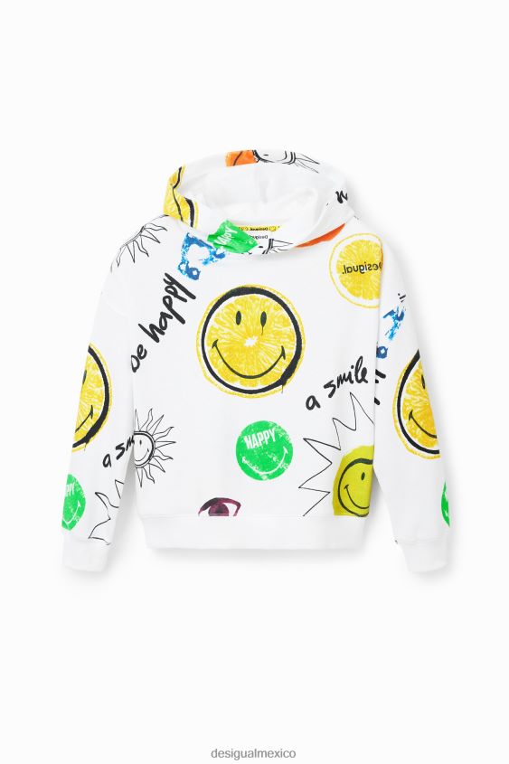 Desigual chico sudadera extragrande con smiley VZ26R01864 ropa