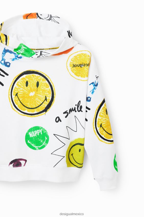 Desigual chico sudadera extragrande con smiley VZ26R01864 ropa