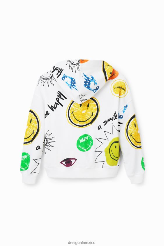 Desigual chico sudadera extragrande con smiley VZ26R01864 ropa