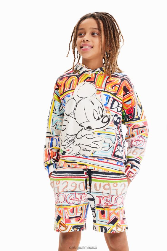 Desigual chico sudadera oversize de mickey mouse de disney VZ26R01735 ropa