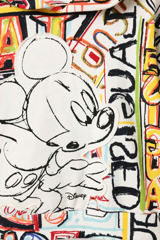 Desigual chico sudadera oversize de mickey mouse de disney VZ26R01735 ropa